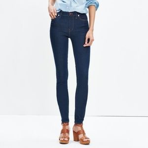 High rise skinny jeans